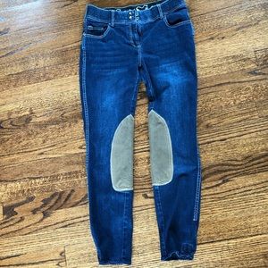 Goode Rider Knee Patch Jean Denim 30 Breec…